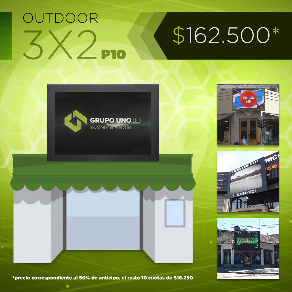 Pantalla Outdoor para empezar tu nueva unidad de negocio