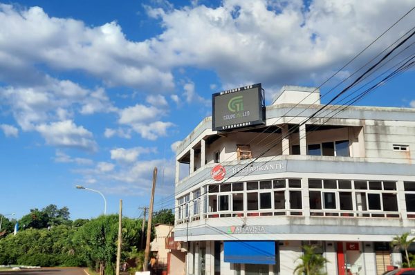 Aristóbulo del Valle , Misiones. Pantalla Outdoor 3x2 mts  P10