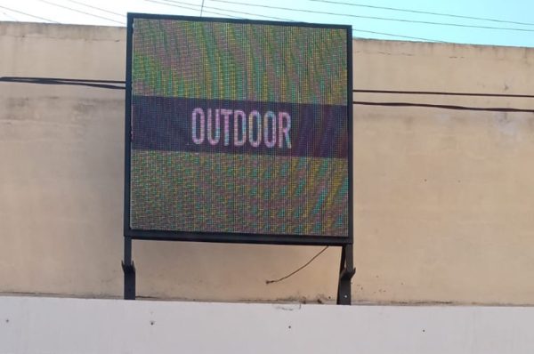 Bell Ville, Córdoba. Pantalla Outdoor 2x2 mts  P10