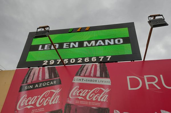 Comodoro RIvadavia , Chubut. Pantalla Indoor 3x1 mts  P10