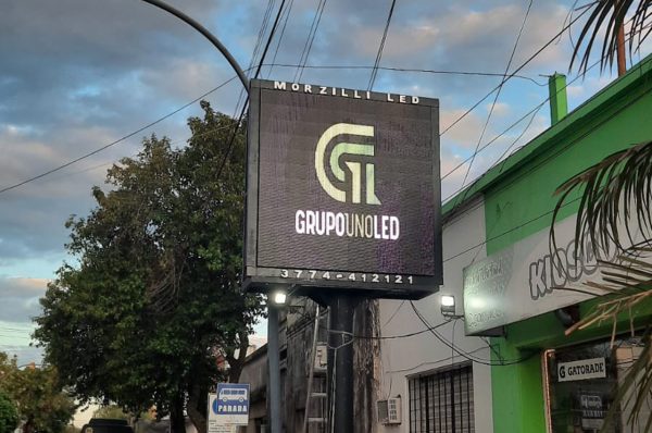 Curuzu Cuatia, Corrientes. Pantalla Outdoor 2x2 mts  P10