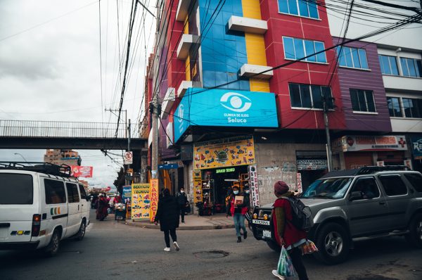El Alto, Bolivia. Pantalla Outdoor 6x2 mts  P10