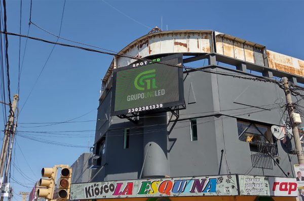 General Pico , La Pampa. Pantalla Outdoor 3x2 mts  P10