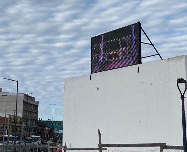 Jose C. Paz, Buenos Aires. Pantalla Outdoor 4x2 mts P10