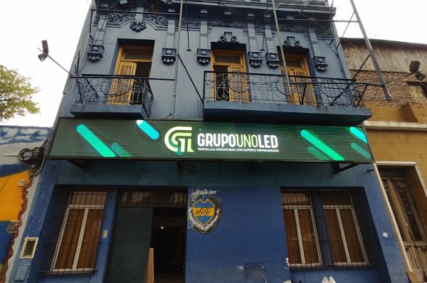 La Boca, Buenos Aires. Pantalla Outdoor 8x1 mts  P5