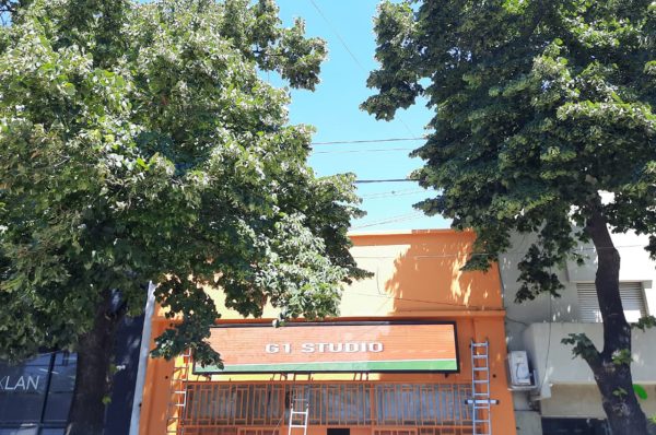 La Plata, Buenos Aires. Pantalla Outdoor 6x1 mts  P5