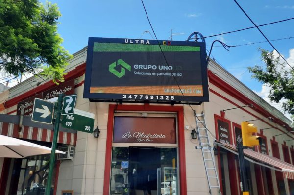 Pergamino, Buenos Aires. Pantalla Outdoor 4x2 mts  P10