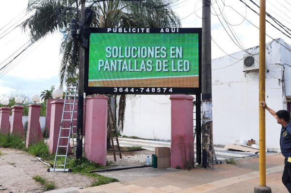 Roque Saenz Peña, Chaco. Pantalla Indoor 4x2 mts  P10