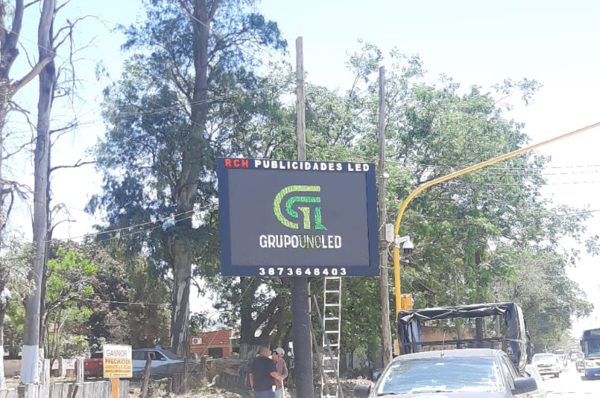 Salvador Mazza , Salta. Pantalla Outdoor 3x2 mts  P10