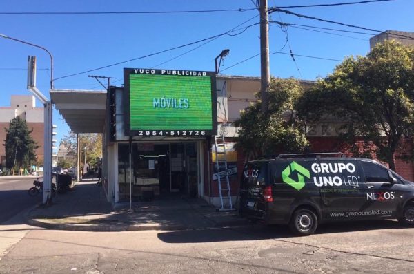 Santa Rosa , La Pampa. Pantalla Outdoor 3x2 mts  P10