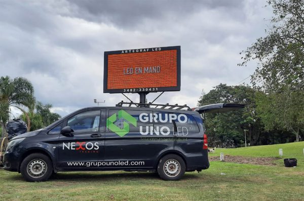Villa Ocampo, Santa Fé. Pantalla Outdoor 4x2 mts  P10