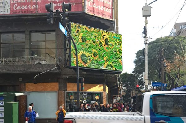 Caseros , Buenos Aires. Pantalla Outdoor 5x3 mts  P10