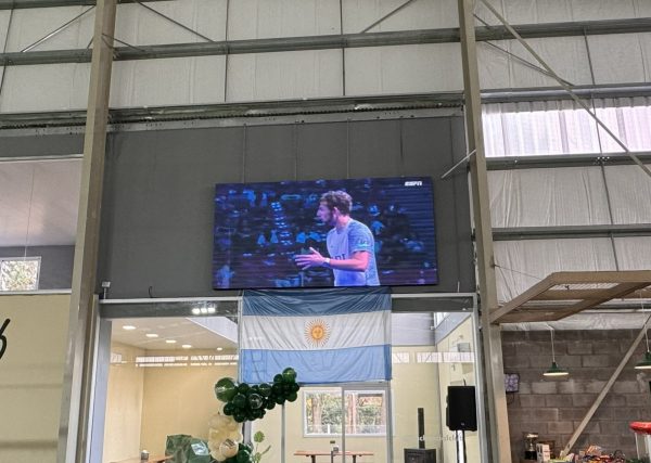 Francisco Alvarez, Buenos Aires. Pantalla Indoor 4x2 mts P4
