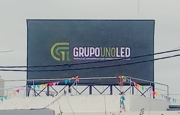 Pergamino, Buenos Aires. Pantalla Outdoor 6x3 mts P10