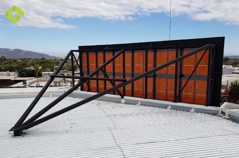 Gran instalación en San Juan nuevamente de la mano de Novo Medios.